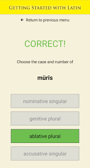 Drills for Getting Started with Latin Screenshot 2