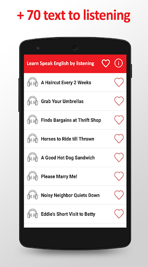 Listen & Learn Speak English Screenshot 0