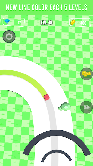 Line color fill the road Screenshot 1