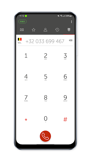 EGEO Softphone Screenshot 2