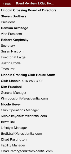Lincoln Crossing HOA Screenshot 1
