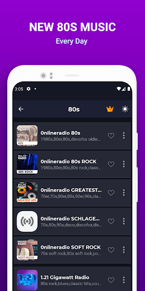 Music of the 80s 90s 70s Radio Screenshot 2