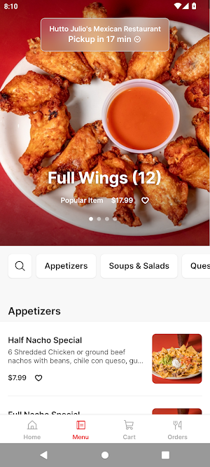 Julio's Mexican Restaurant Screenshot 1