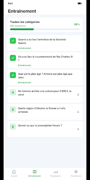 Finances Publiques DGFIP QCM Screenshot 1