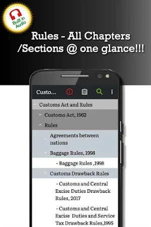 Customs Act 1962 & Rules Screenshot 2