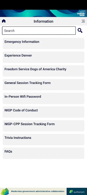 NIGP FORUM 2025 Screenshot 3