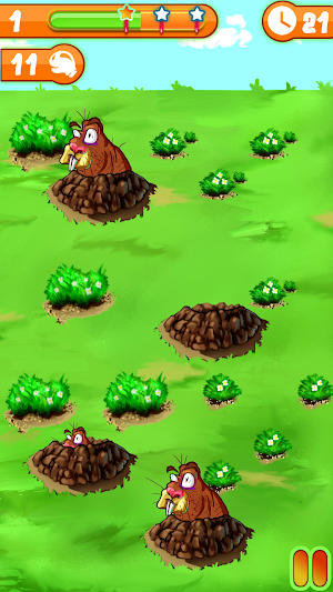 Punch a mole! Whack a mole - Arcade Game Screenshot 0