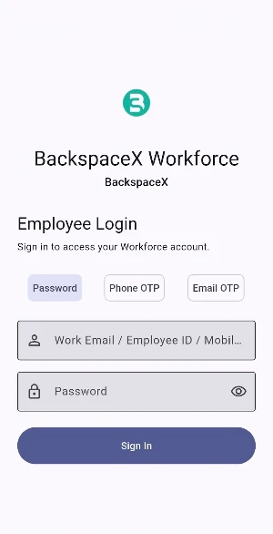 BackspaceX Workforce Screenshot 0