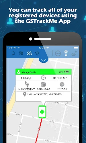 GSTrackMe Mobile - Admin Screenshot 2