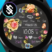 BFF41- Blackboard Art Rose