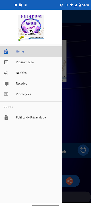 Rádio Point FM Web Screenshot 1