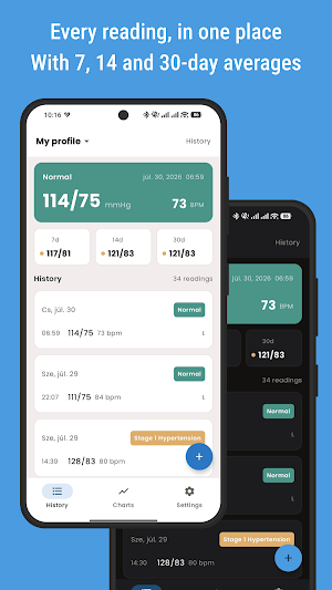 Blood Pressure Tracker Screenshot 0