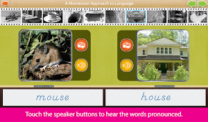 Rhyming - Montessori Pre-Language Exercises Screenshot 1