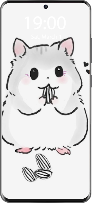 Hamster Live Wallpaper Paralla Screenshot 1