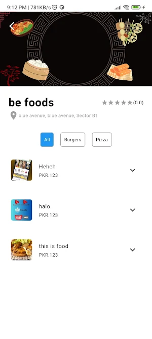 BE FOODS Screenshot 1