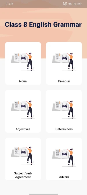 Class 8 English Grammar Notes Screenshot 0