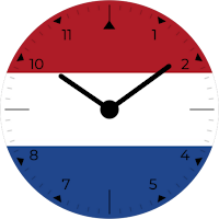 Netherlands Analog Watch Face