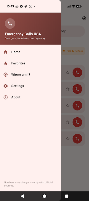 Emergency Calls USA Screenshot 3
