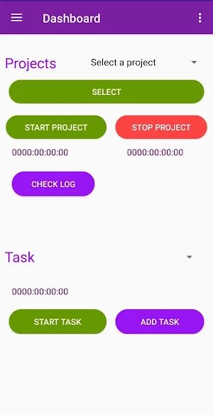 OnTime WorkTime Multi-User app for tablets Screenshot 1
