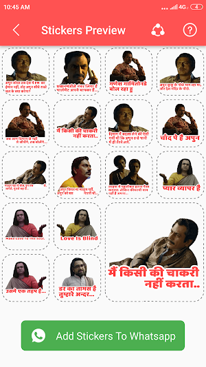 Sacred Game Stickers For Whatsapp Screenshot 0