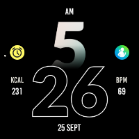 Active Snow Watch Face
