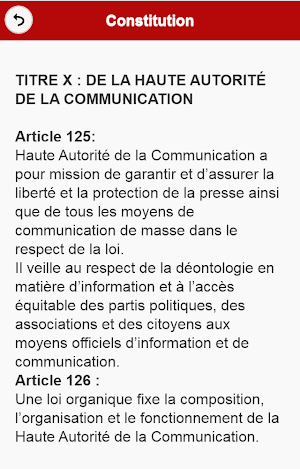 Constitution de la Guinée Screenshot 2