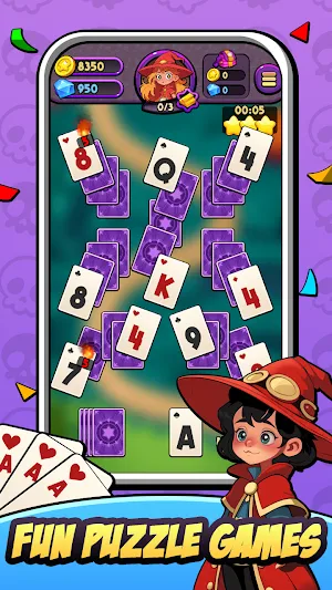 Lucky Magic Tripeaks Game Screenshot 2