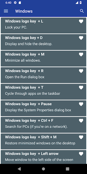 Computer Shortcut Keys Screenshot 3