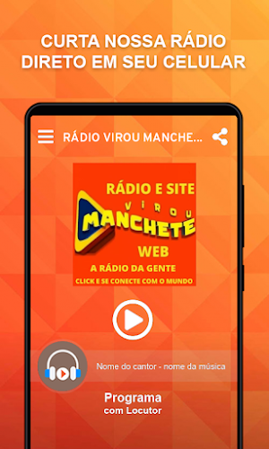 RÁDIO VIROU MANCHETE WEB Screenshot 1