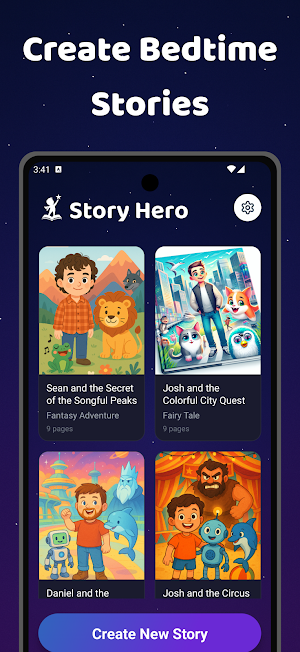 Story Hero: AI Bedtime Stories Screenshot 1