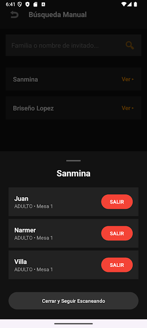 IO Scanner: Invitación Online Screenshot 2
