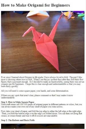 How to Make Origami Screenshot 0