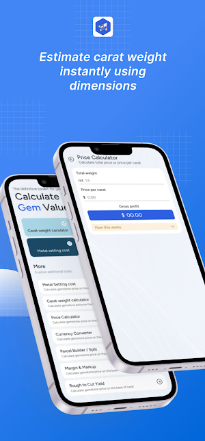 Gem & Jewelry Carat Calculator Screenshot 1