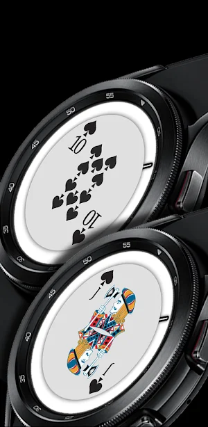 Cards Spade Watch Face 050 Screenshot 2