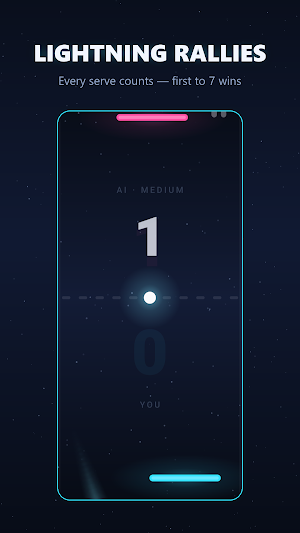 Neon PingPong: 2 Player Game Screenshot 3