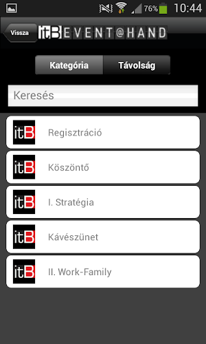 ITB EVENT@HAND Screenshot 2