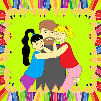 Father’s Day Coloring Book