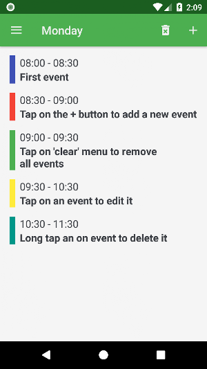 Timetable - Weekly Schedule Screenshot 0
