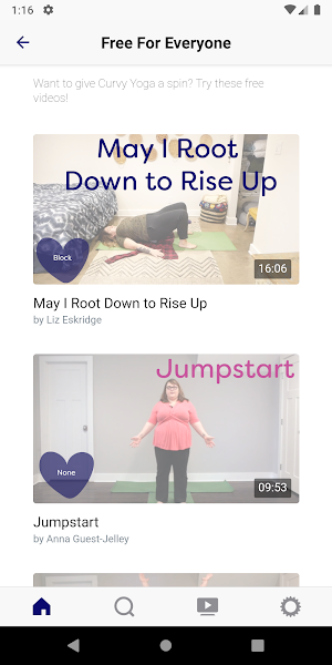 Curvy Yoga Studio Screenshot 1