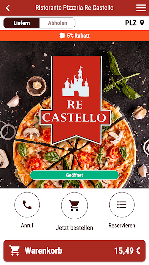 Pizzeria Re Castello Screenshot 0