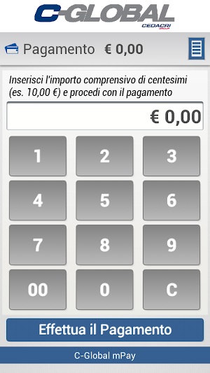 C-Global mPay Screenshot 1