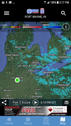 FOX 55 Mobile Weather App Screenshot 2