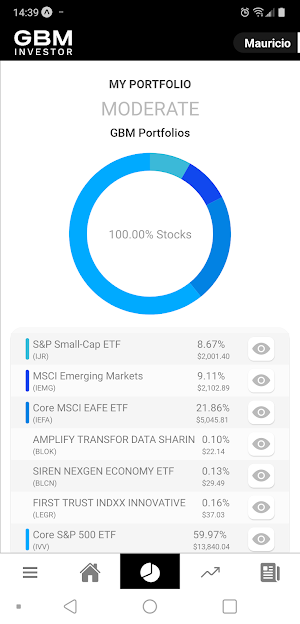 GBM Investor Screenshot 3