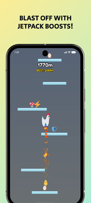 Flock Jump: Retro Chicken Jump Screenshot 3