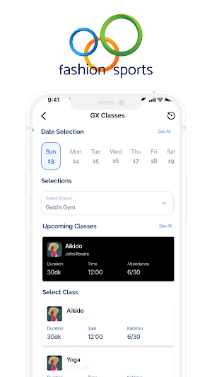 Fashion Sports Club Screenshot 2