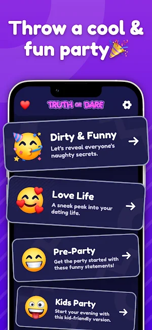 Truth Or Dare - Party Game Screenshot 1