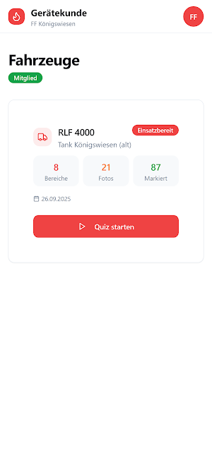 FF Gerätekunde "Katal Kunde" Screenshot 1