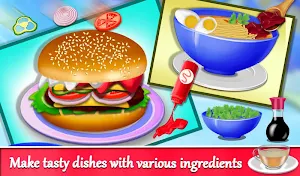 Cooking in Kitchen Girls Games Screenshot 0