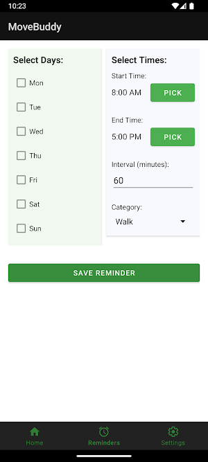 MoveBuddy Screenshot 1
