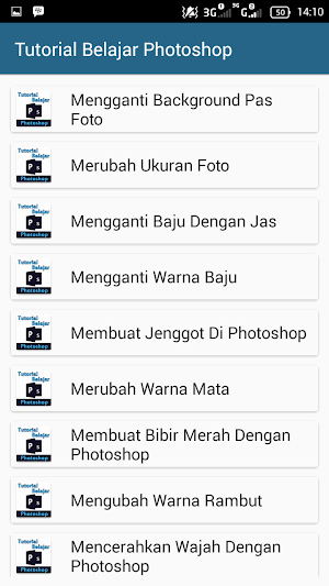 Tutorial Belajar Photoshop Screenshot 3